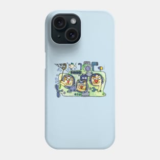 Yellow catmarine Phone Case