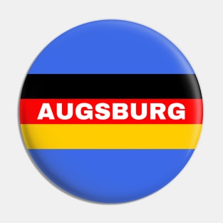 Augsburg City in German Flag Pin