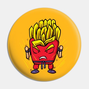 Fries Super Saiyan Pin