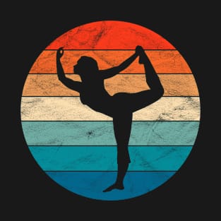 Vintage Standing Half Bow Yoga Pose T-Shirt