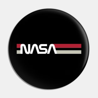 nasa stripe logo Pin