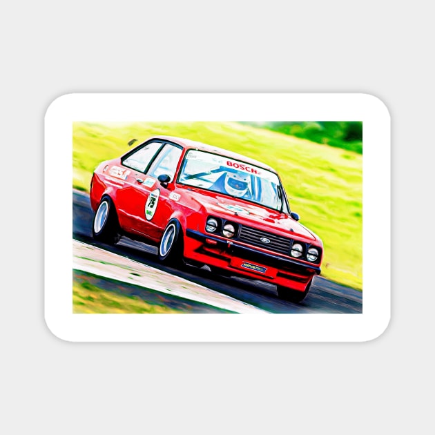 Ford Escort Magnet by DeVerviers