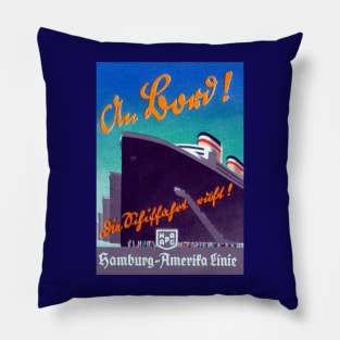 1935 All Aboard! Pillow