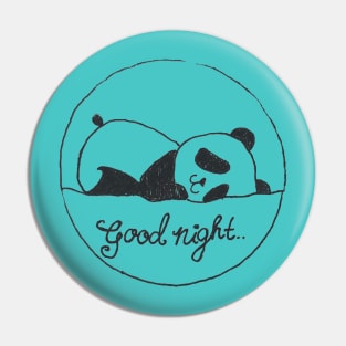 good night panda Pin