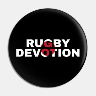 Japanese rugby design Pin