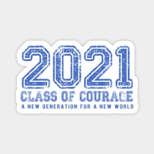 2021 Class of Courage in Blue Magnet