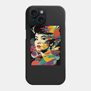 Modern woman in pop-art style Phone Case