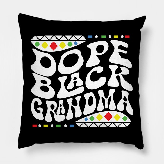 Dope Black Grandma Shirt Pillow by mcoshop