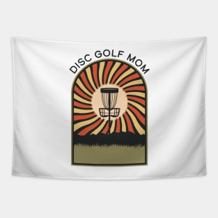 Disc Golf Mom | Disc Golf Vintage Retro Arch Mountains Tapestry