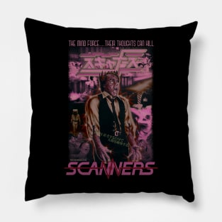 Scanners, Classic Horror (Version 3) Pillow