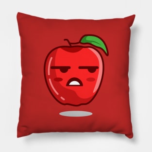 badmood sad react apple Pillow