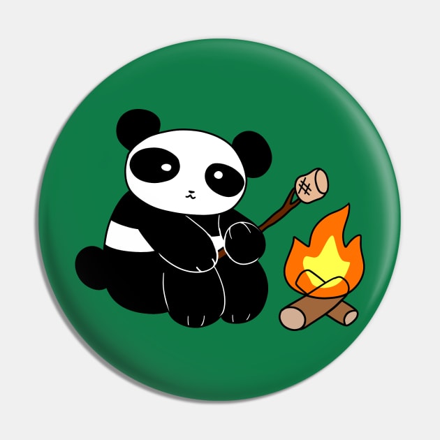 Campfire Panda Pin by saradaboru