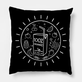 Organic juice box Pillow