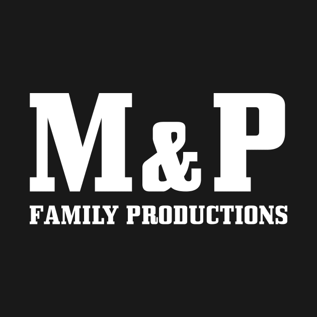 M&P Productions White Logo by Inhaus Creative