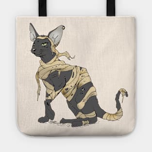 Egyptian Mummy Cat Tote