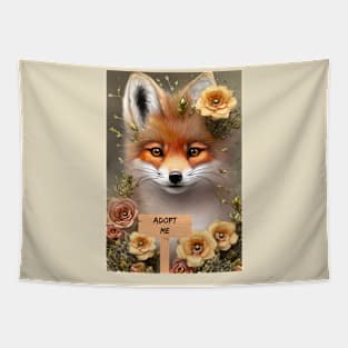 Cute Adopt Me Fox Tapestry