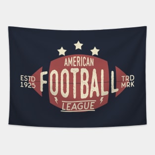 Football league logo. Tapestry