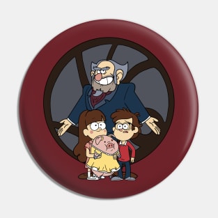 A Gravity of Unfortunate Falls Pin