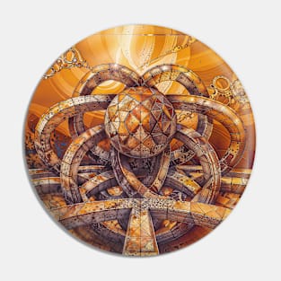 Celestial Art: Abstract Designs Pin