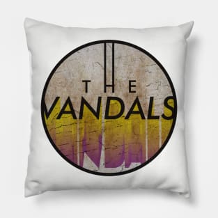 THE VANDALS - VINTAGE YELLOW CIRCLE Pillow