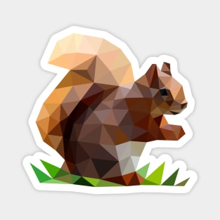 Red Squirrel Magnet