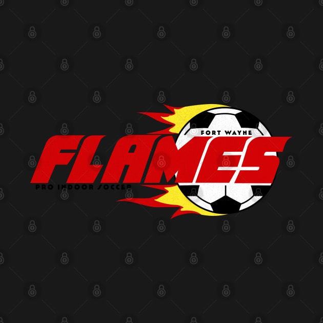 Defunct Fort Wayne Flames - AISA Soccer 1986 by LocalZonly