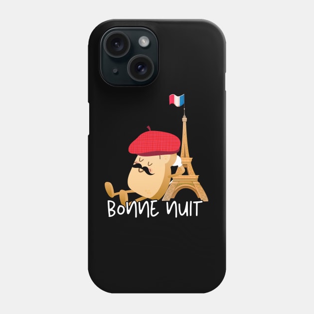 Baguette sleeping on Eiffel tower Phone Case by ProLakeDesigns