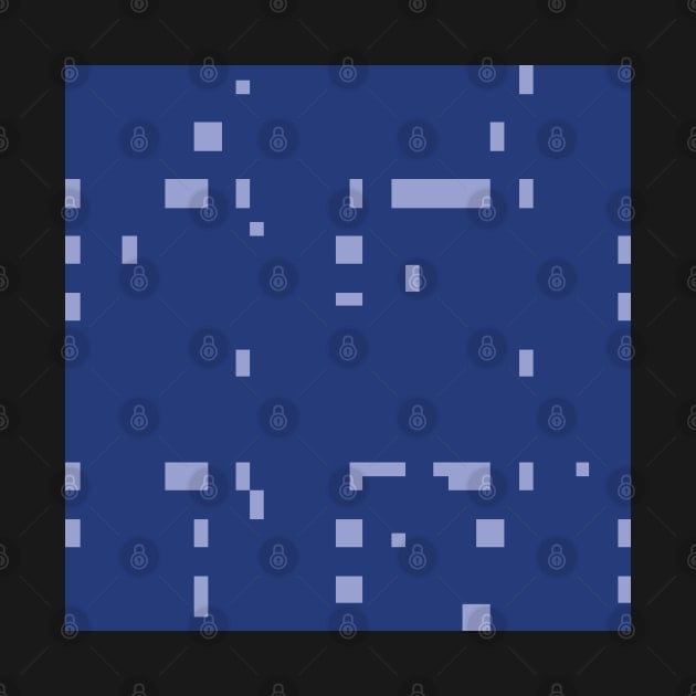 Dark Orthogonal pattern  - Blue by Motiondust