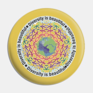 Diversity is beautiful Pin