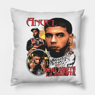 Anuel AA Real Hasta La Muerte Pillow