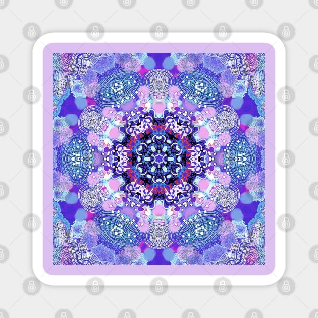 PRETTY ART MANDALA #21 Magnet by ArtemyRMT