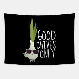 Good Chives Only Funny Chive Tapestry