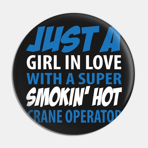 Crane Operator Lady Pin by RelevantArt