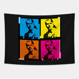 Robert Frost - Poet - colorful, pop art style design Tapestry