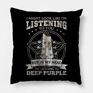Deep Purple Pillow