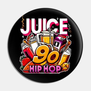 Birthday Gold Hip Hop  Love The 80's 90' Pin