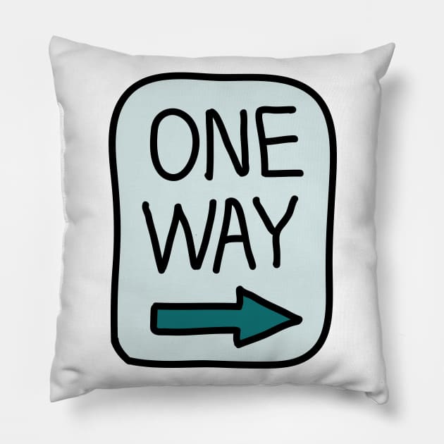 one way Pillow by rayanammmar