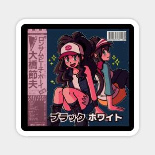 vaporwave anime aesthetic hilda rosa gen 5 video game Magnet