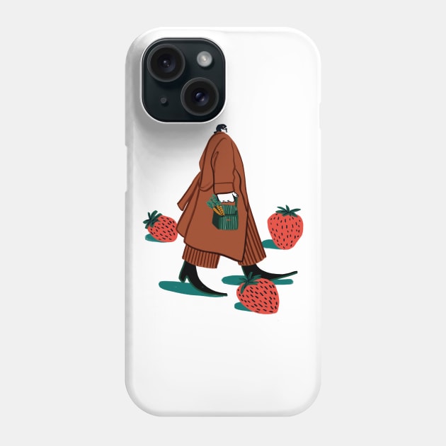 Strawberry fields Phone Case by visbii