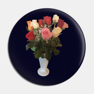 Bouquet of Roses Pin