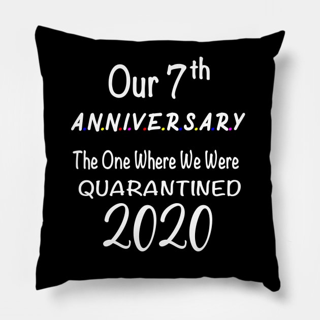 Wedding Anniversary Quarantined Pillow by designs4up