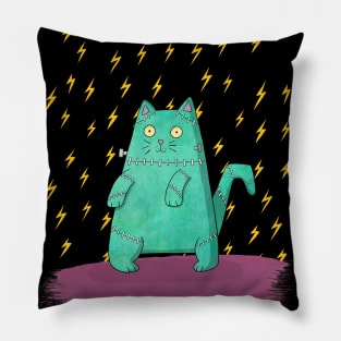 Frankenstein's Cat Pillow