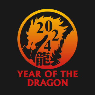 Year of the Dragon 2024 Chinese Zodiac Lunar New Year T-Shirt