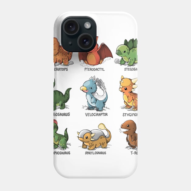 Dinosaurs Phone Case by Vallina84