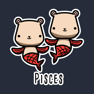 Pisces zodiac teddy bear T-Shirt