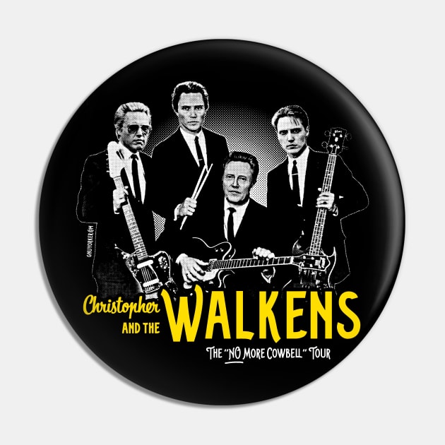 Christopher Walken Band Shirt Pin by UselessRob