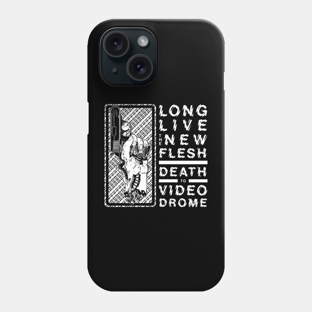 Long Live / Death To - Fleshgun II - Videodrome Phone Case by KaceVOID