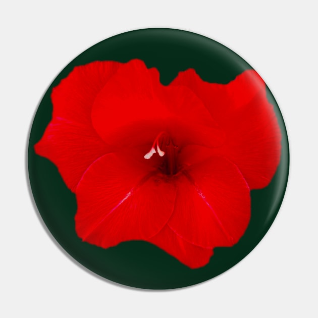 Red Flower Pin by Amanda1775