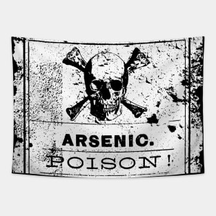 Arsenic Poison-Old Label-Death-Retro Tapestry