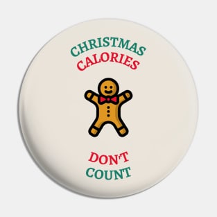 Christmas Calories Do Not Count Pin